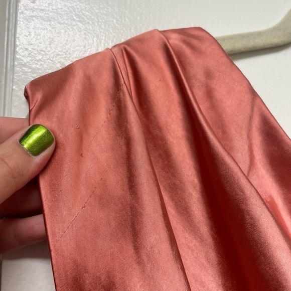 ELLIATT Cassini dress one shoulder asymmetrical in coral - Picture 5 of 10